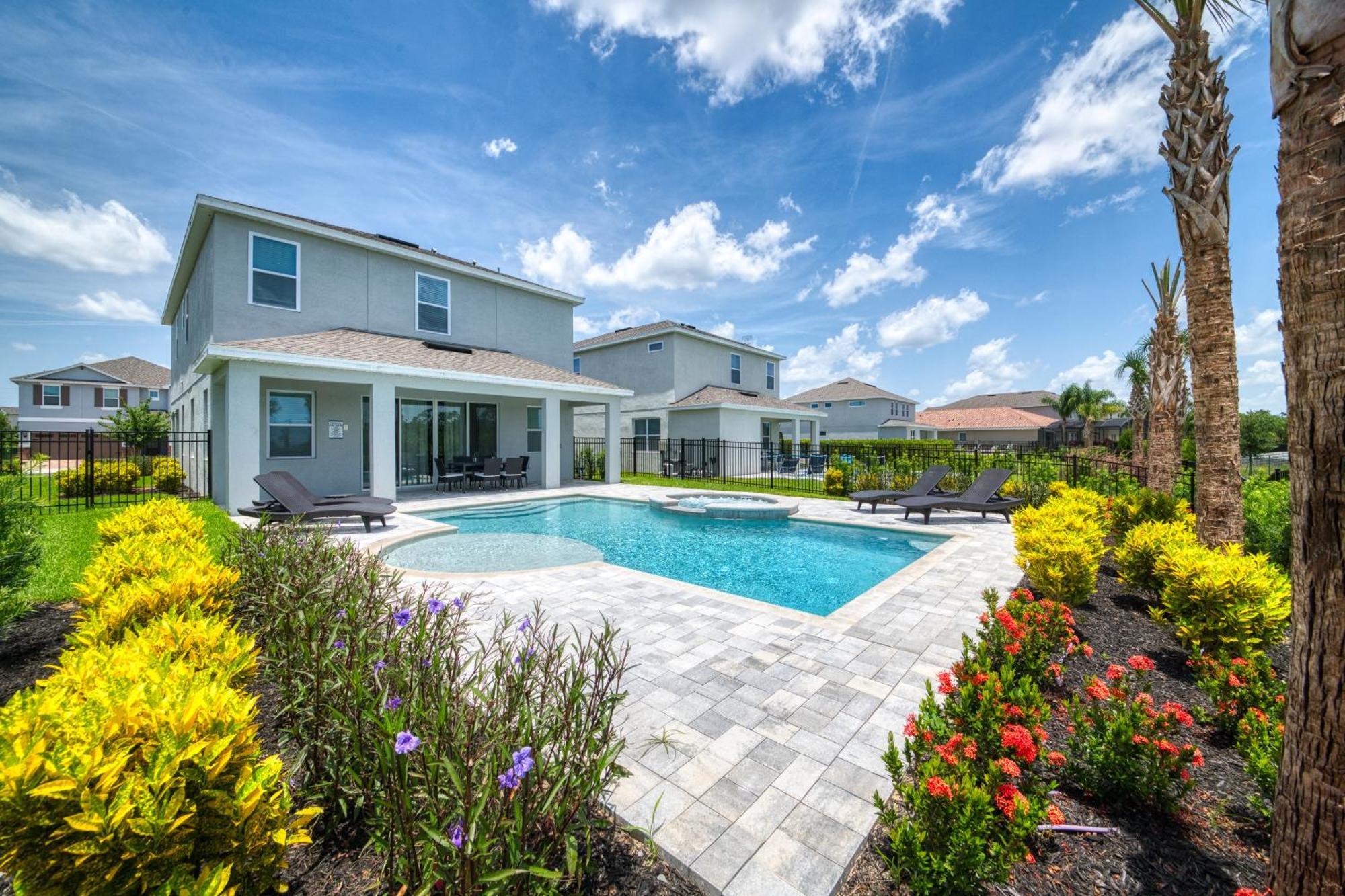 אורלנדו Charming Home By Rentyl Near Disney With Private Pool, Game Room & Resort Amenities - 7489M מראה חיצוני תמונה